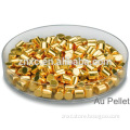 coating material pure 6*6 mm high Purity 99.99% Au gold granule                        
                                                Quality Assured